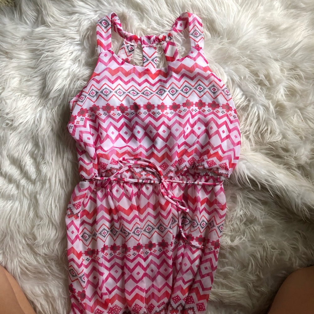 Pink Pattern Dress - Picture 3 of 4